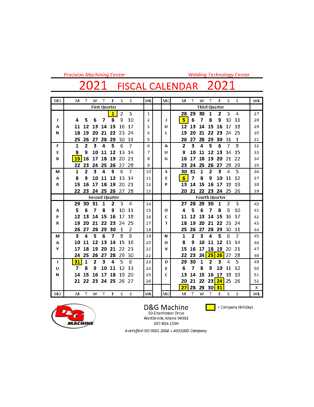 D&G Machine Products Incorporated